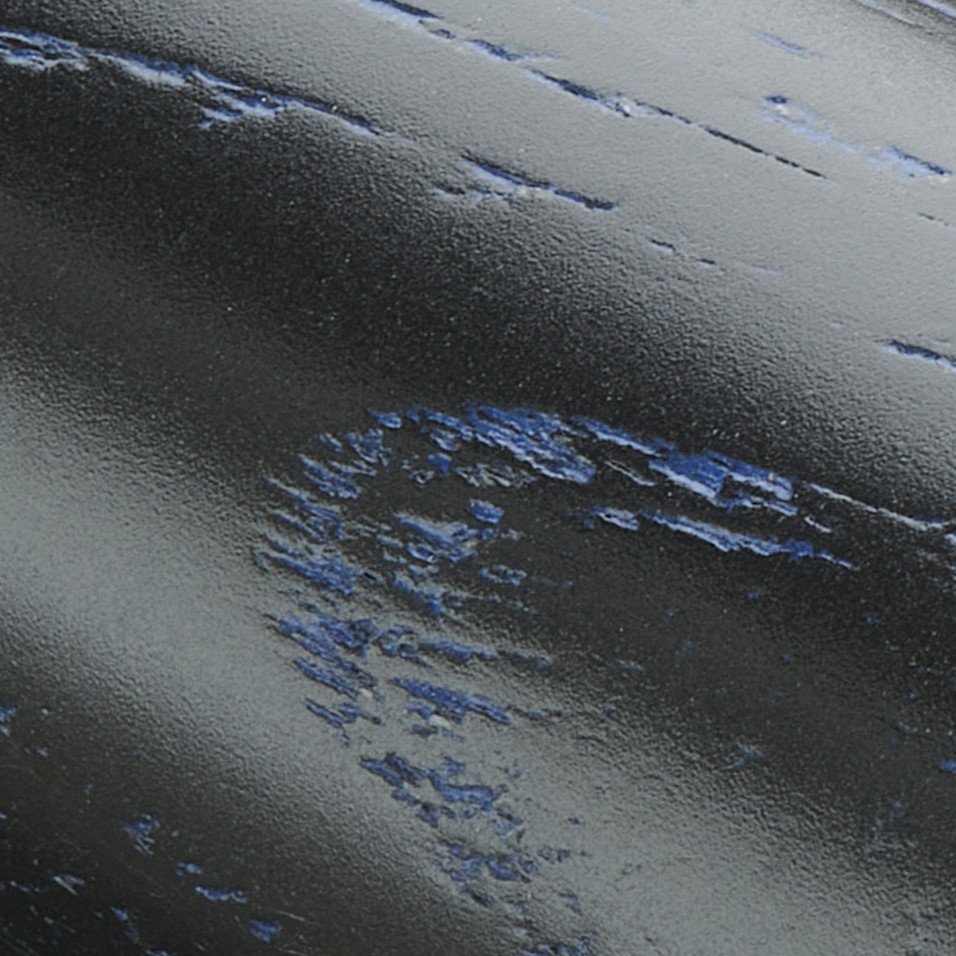 Ebonised with Blue Grain